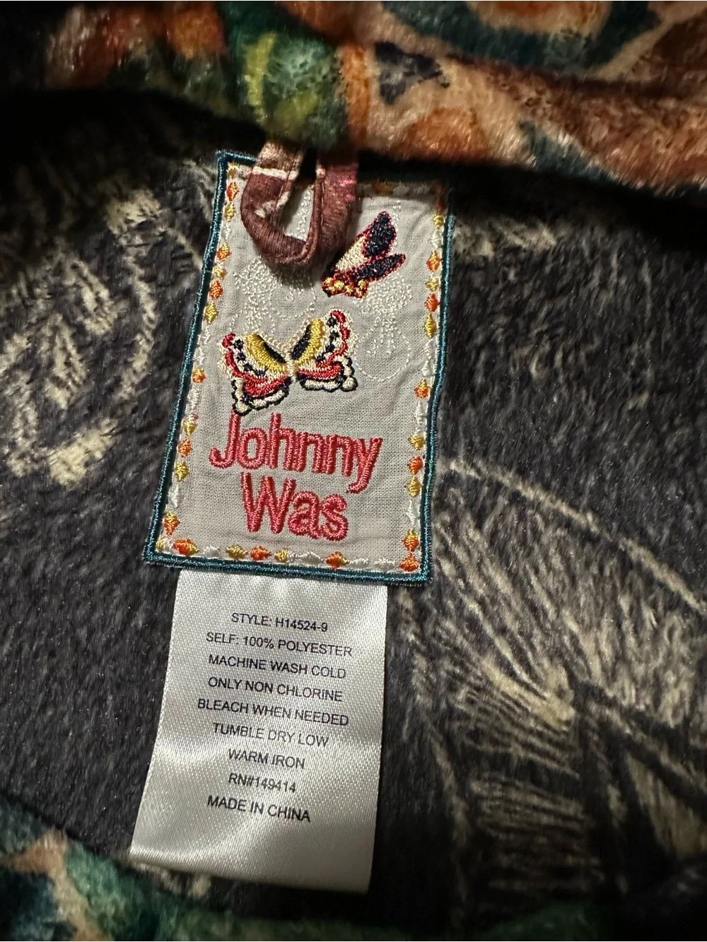 the Johnny Was Galliani Paisley Travel Blanket case - only